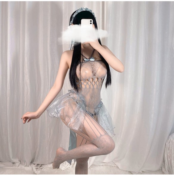FEE ET MOI - Enchanting Fairy Bodystocking (Grey) FEE ET MOI - Enchanting Fairy Bodystocking (Grey)